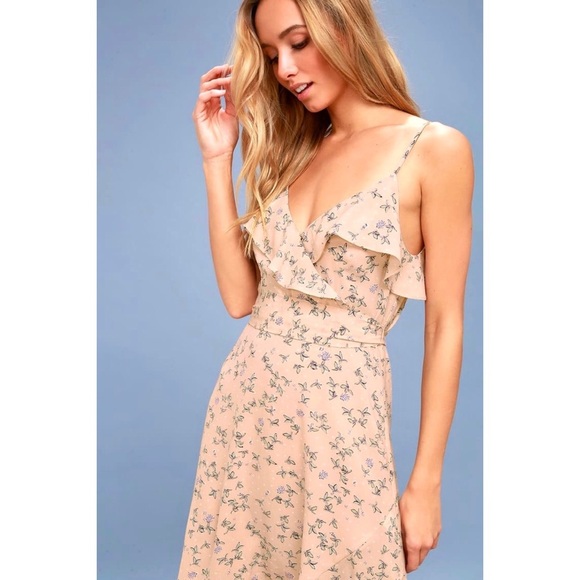 Lulus “Blooming Love” High Low Ruffle Midi Dress - Picture 5 of 15